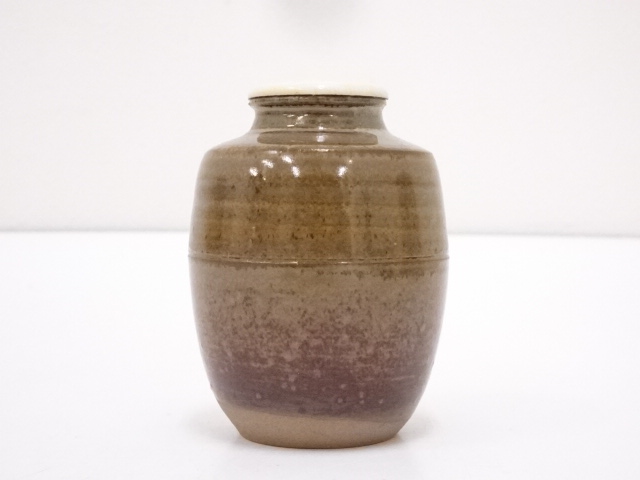 高取焼　肩衝茶入　喜恵 道具 ] - 道具 高取焼 高取喜恵造 肩衝茶入 □z | ネットショップ圭